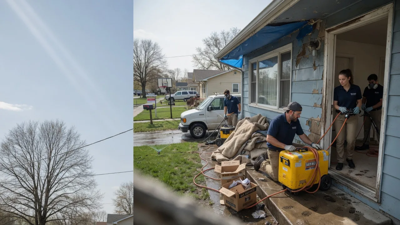 Basement Flood Cleanup in Gilbertsville, KY near me